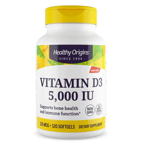 Healthy Origins Vitamin D3 5000IU