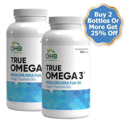Stock Up Sale! True Omega-3 High Potency 240 Softgels