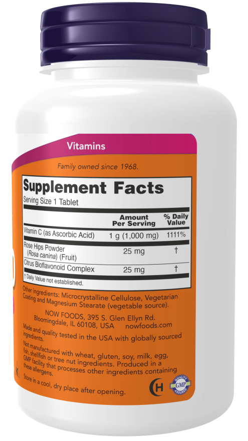 Vitamin C 1000 mg NOW Brand