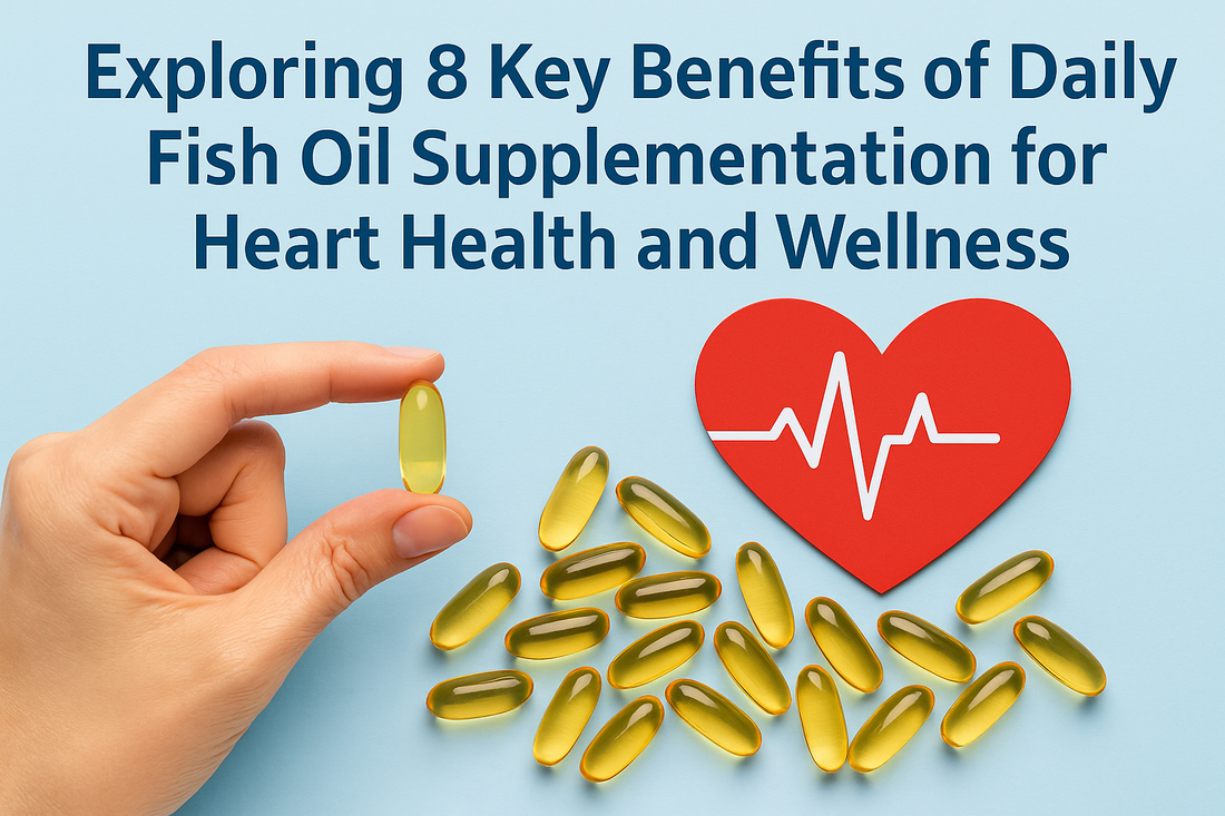 Exploring 8 Key Benefits of Daily Fish Oil Supplementation for Heart Health and Wellness