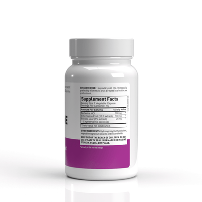 Berberine HCL Complex Veggie Caps supplement facts