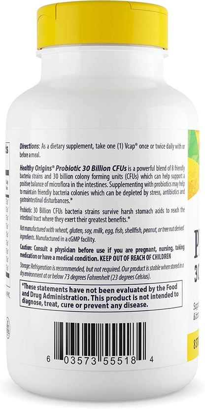 Healthy Origins 30 Billion Probiotic Description 