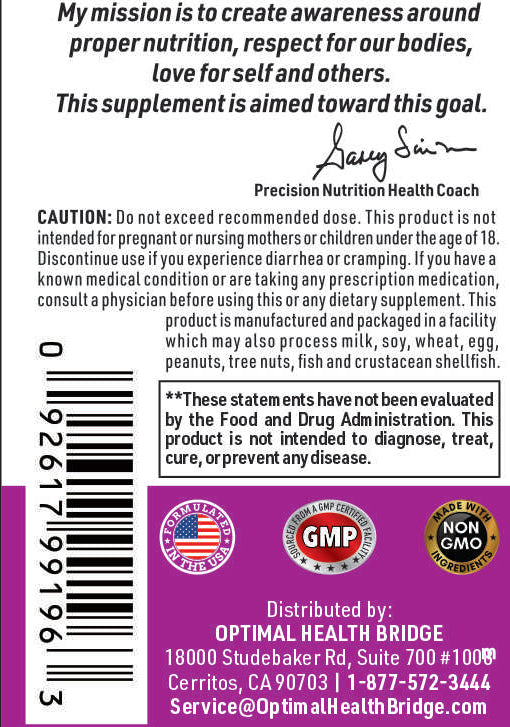 Berberine HCL Complex Veggie Caps 500 mg – 60 caps