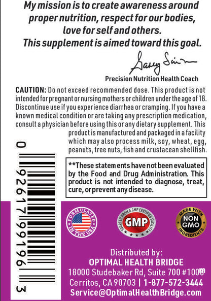 Berberine HCL Complex Veggie Caps 500 mg – 60 caps