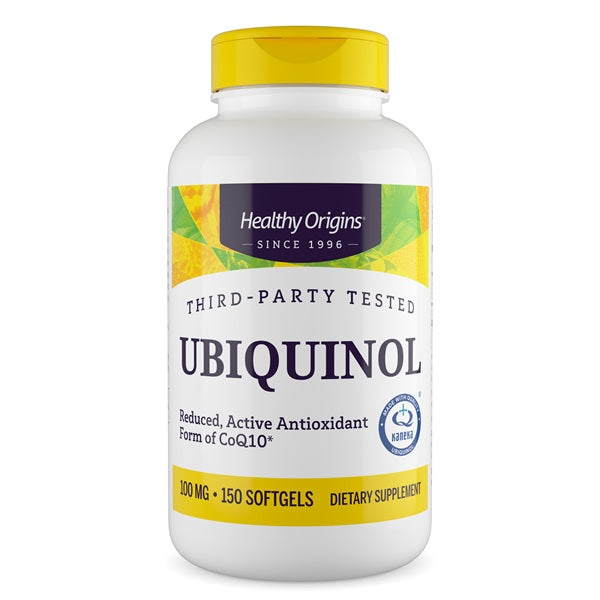 Healthy Origins Ubiquinol CoQ10 100 mgs 150 Softgels