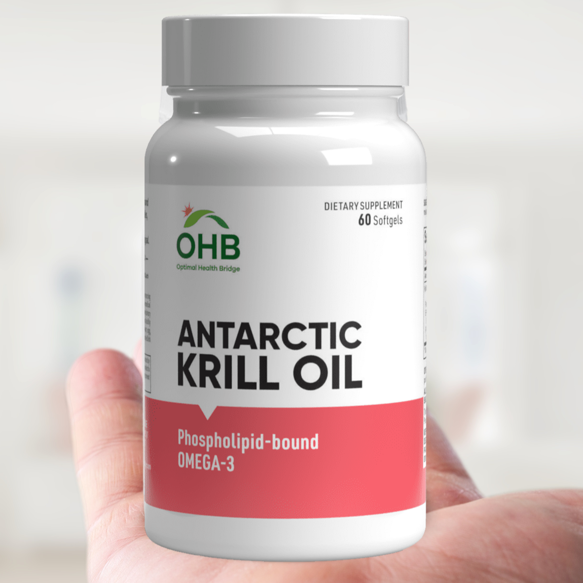 Antarctic Krill Oil Supplements - 60 Softgels