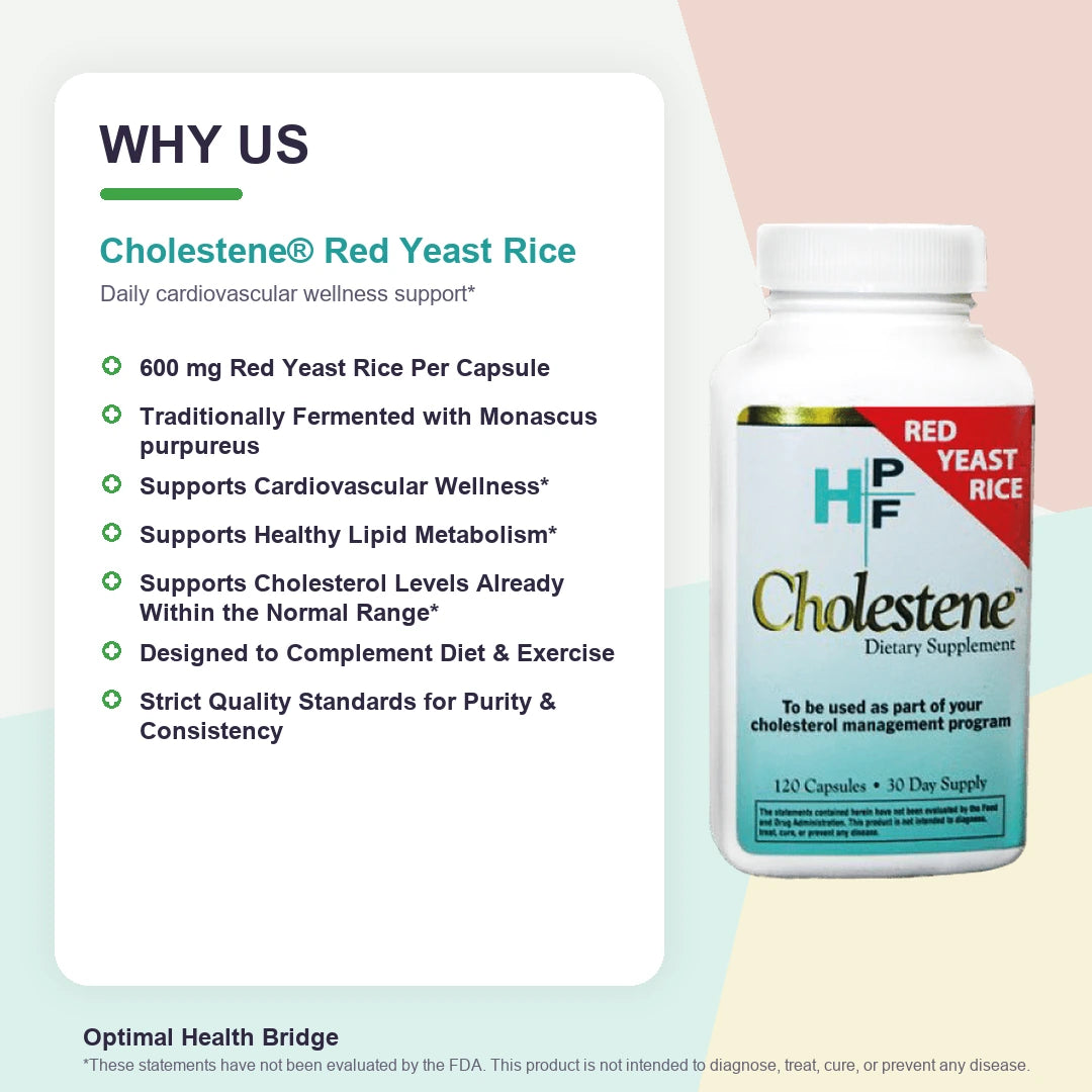 Red Yeast Rice 120 Capsules - Cholestene
