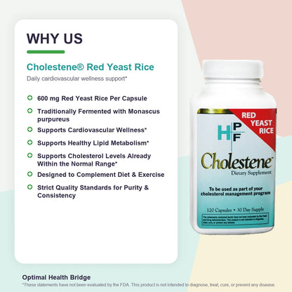 Red Yeast Rice 120 Capsules - Cholestene