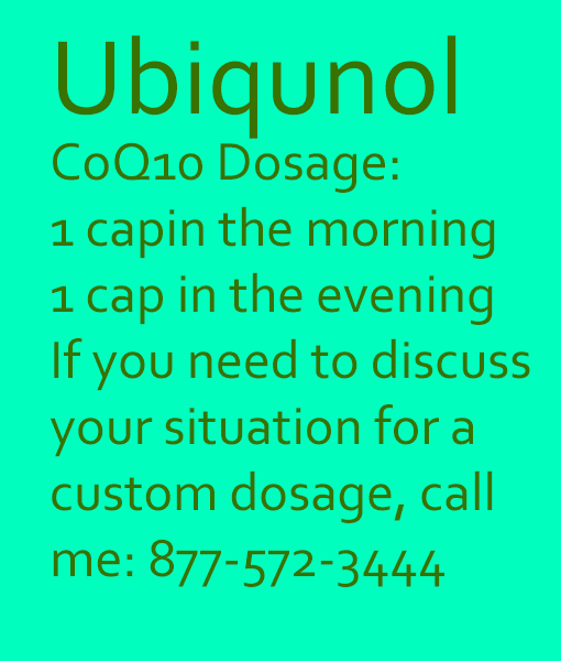 ubiquinol-coq10-dosage