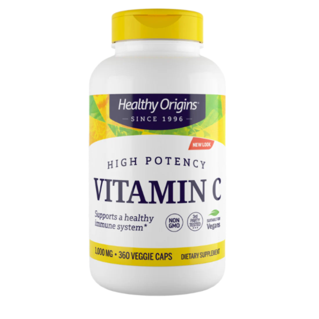 Vitamin C 1000mg 360 Veggie Capsules - Your Daily Defense for Immune, Skin and Cellular Health